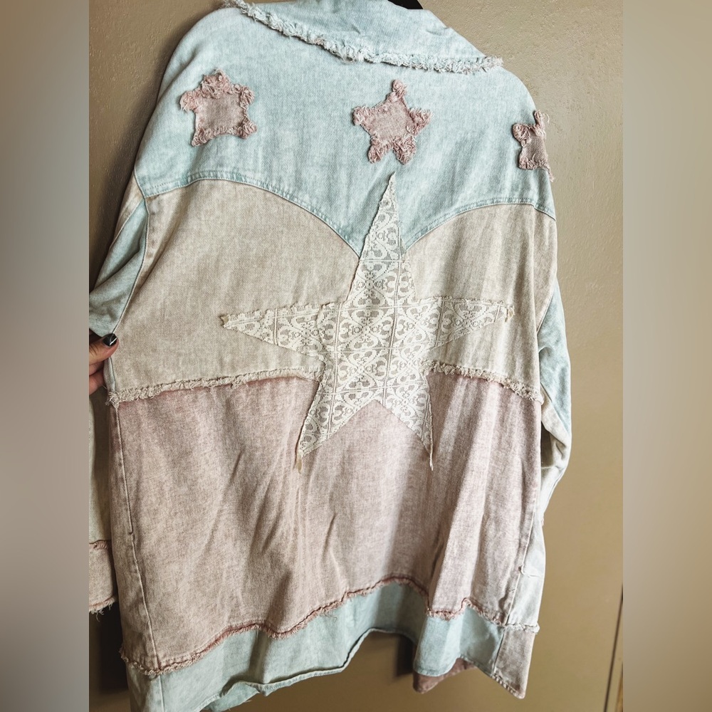 Patchwork Star Women's Jacket - image 2
